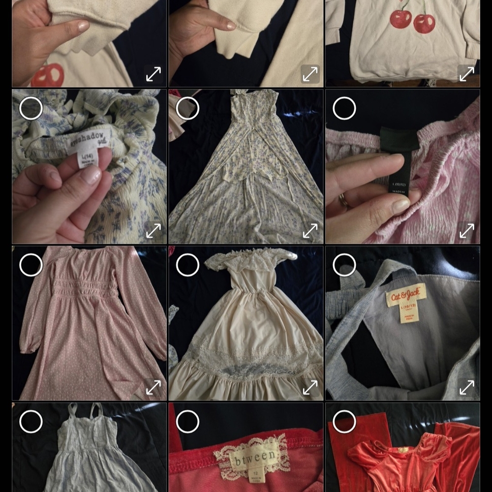 Cream and Red Graphic Tee